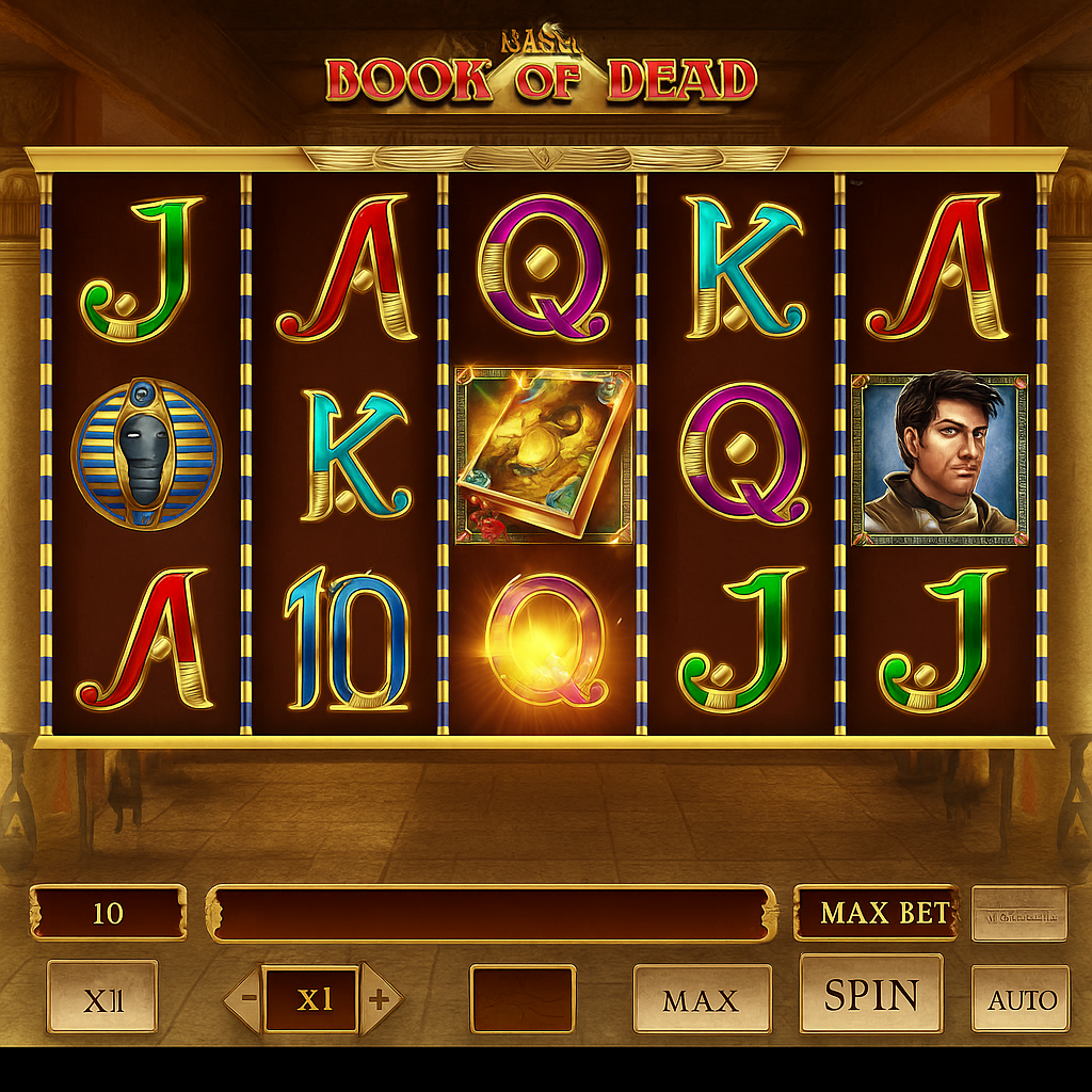 BetAlice - Book of Dead Slot Game - Casino Entertainment