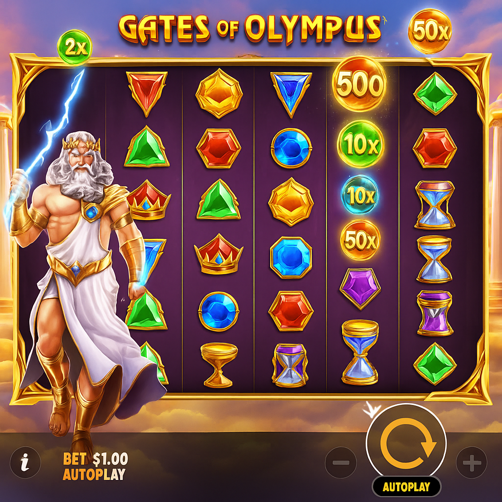 BetAlice - Gates of Olympus - Online Automat